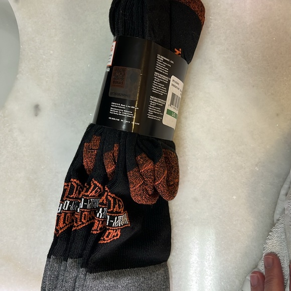 Harley Davison riding socks, Large - Picture 2 of 4